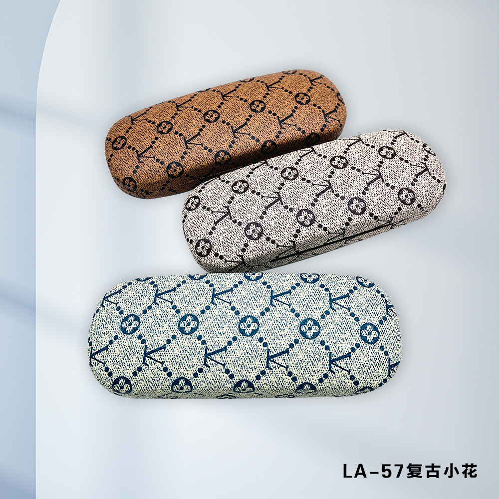 Vintage small floral glasses case