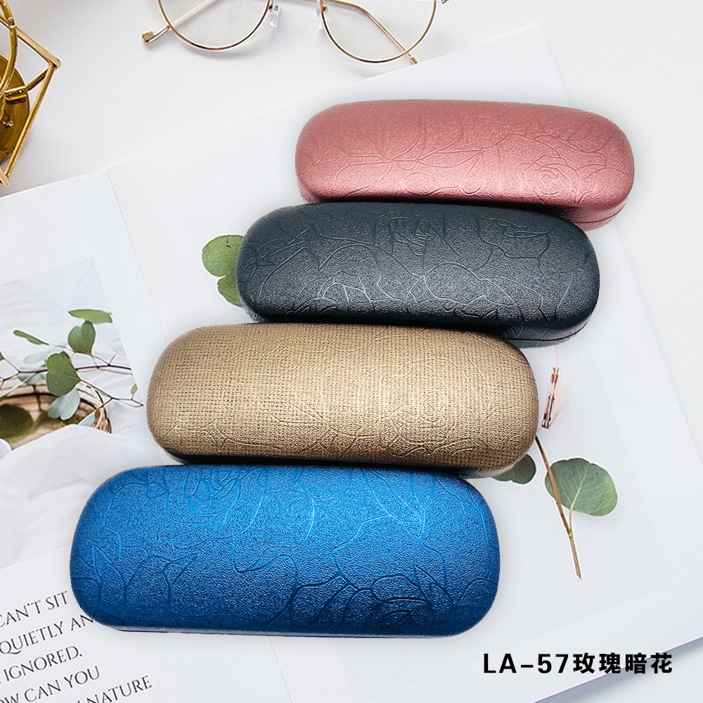 Pearl - shimmering rose - patterned glasses case