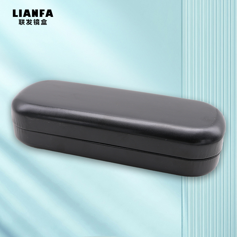 A black and simple glasses case