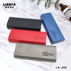 High - saturation solid - color flip - top glasses case