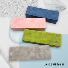 Spring color series square flip - top glasses case