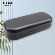 A black and simple glasses case