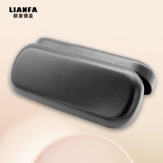 A black and simple glasses case
