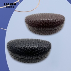 Fashionable candy - colored woven - pattern glasses case