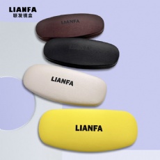 Fashionable cloth - textured glasses case