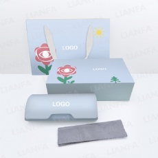 Cartoon customized glasses case set