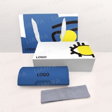 Cartoon customized glasses case set