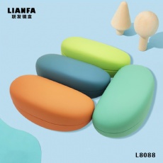 Solid-color large-capacity glasses case Solid-color large-capacity glasses case